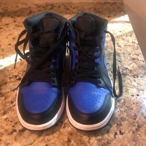 Blue/black Jordan 1